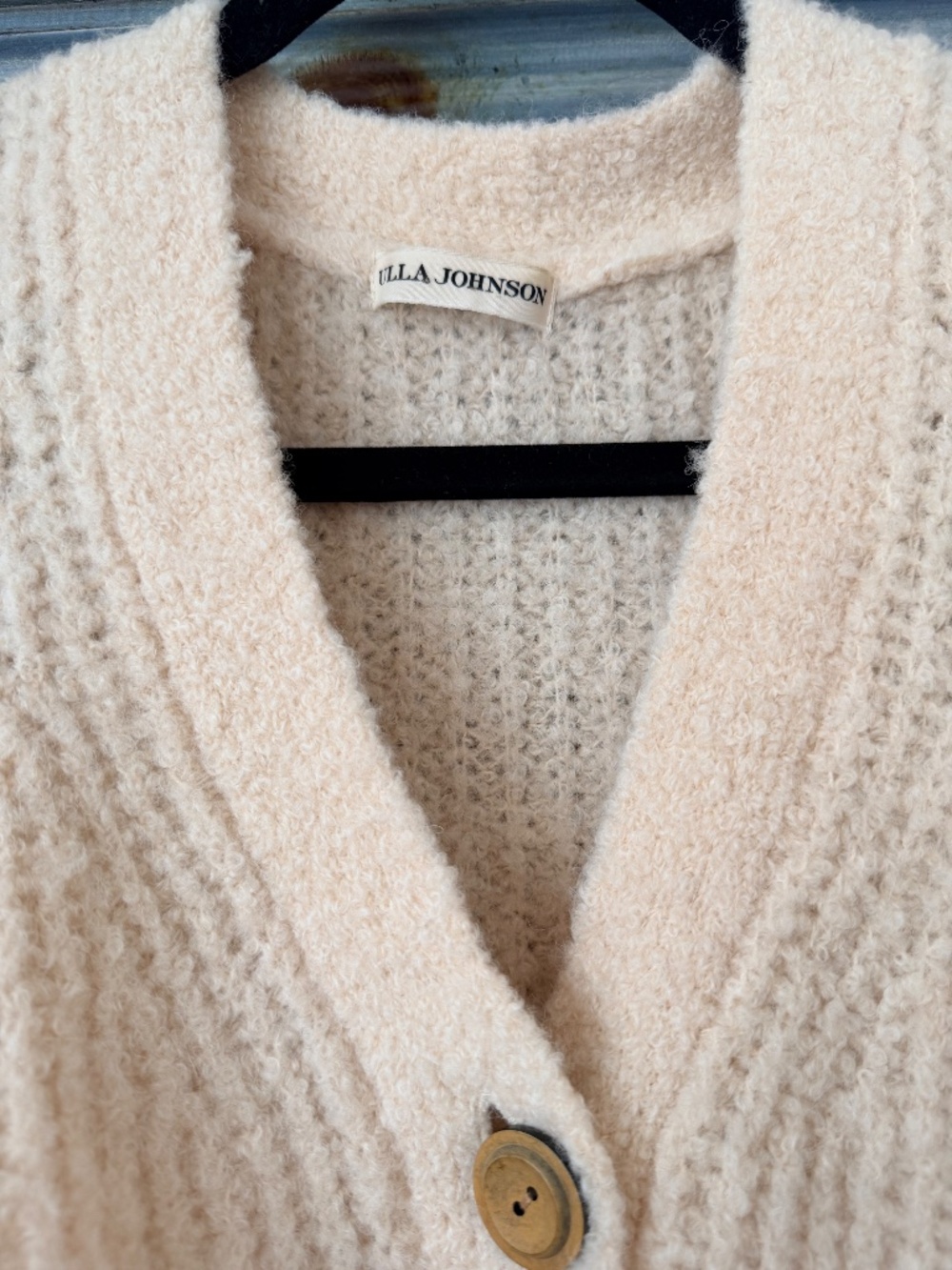 Ulla Johnson Emmy Cardigan in Ivory Size S - Picture 7 of 9